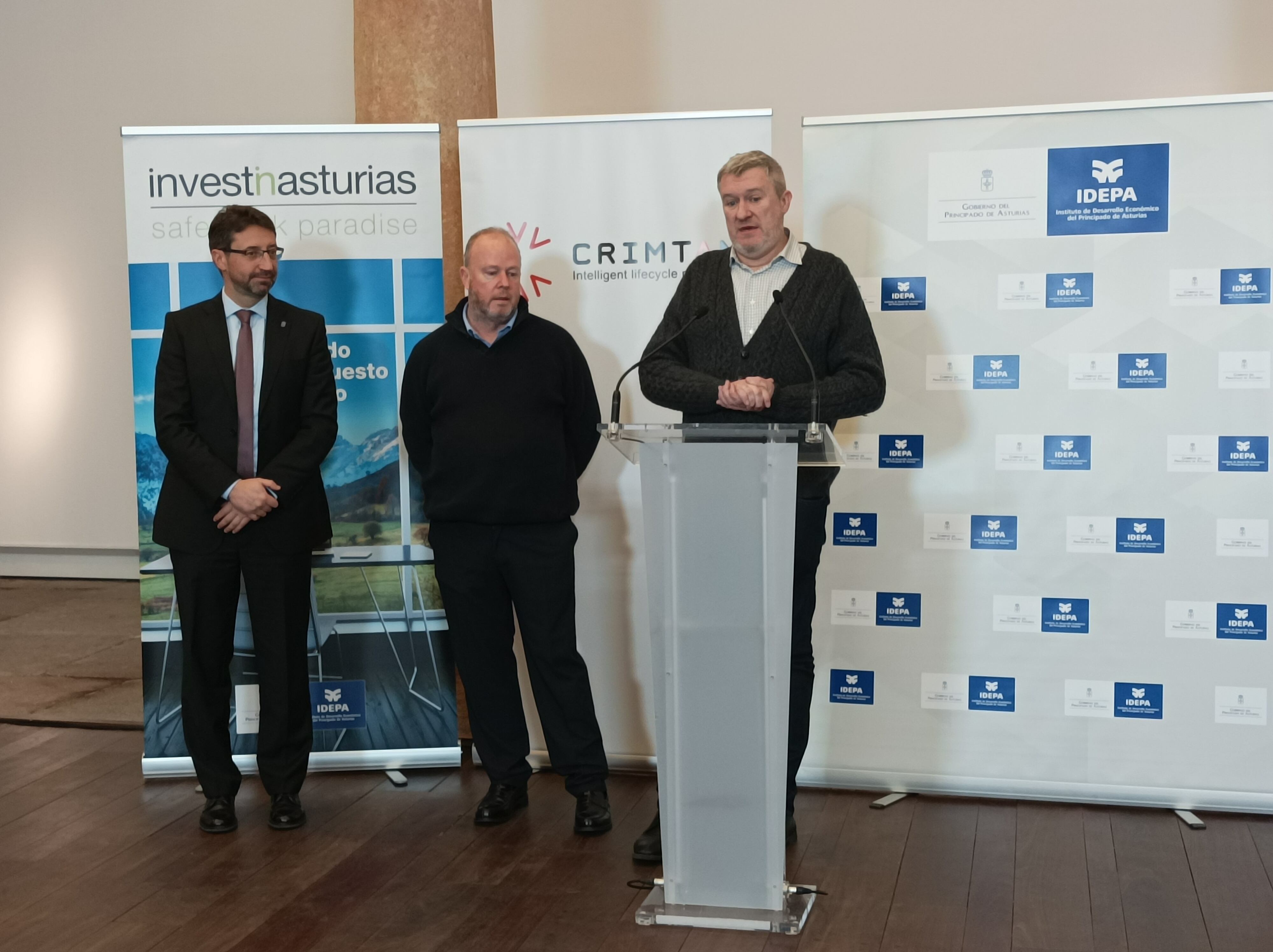 Presentación de la delegación de la multinacional Crimtan en Asturias