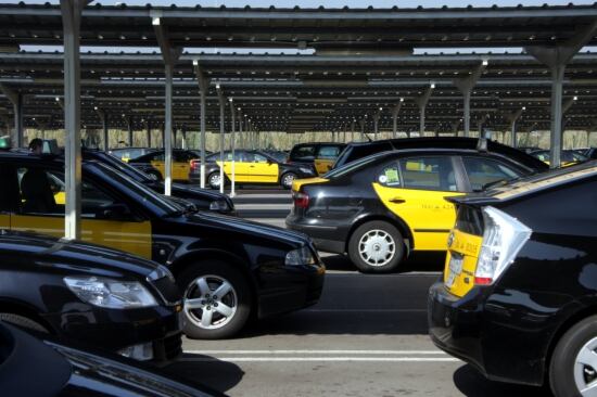 Taxis a l'aeroport de Barcelona