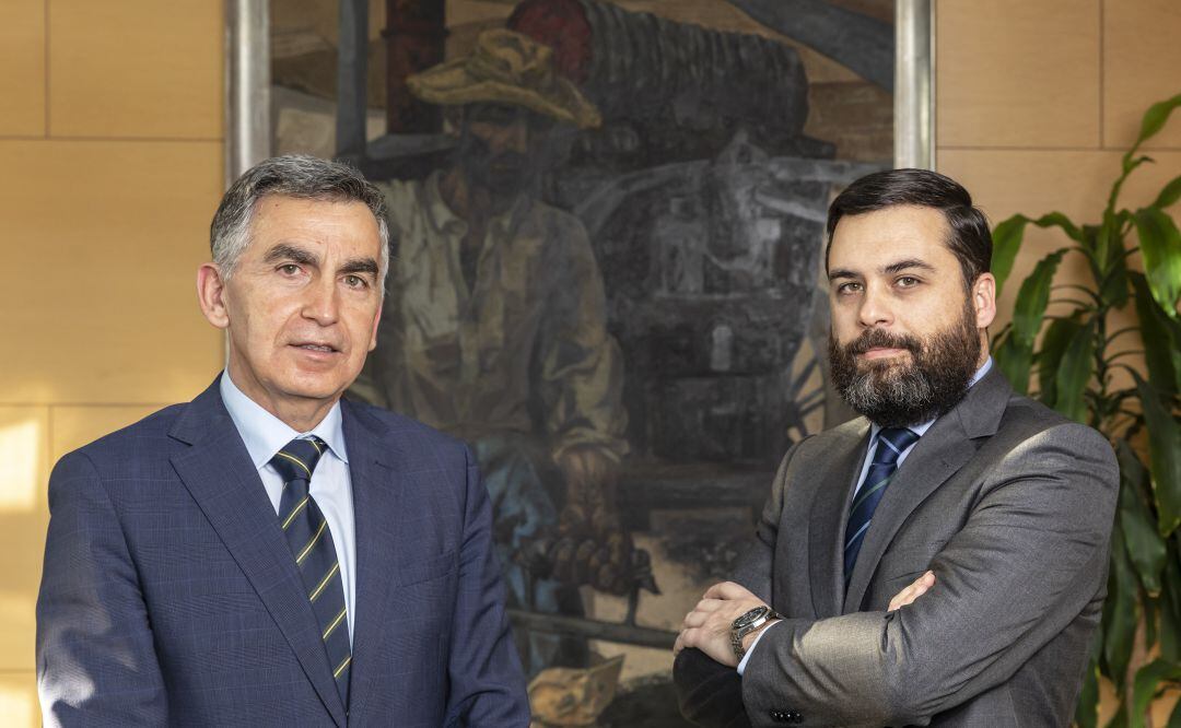 Patricio Llorente (i) y Joaquín Llorente (d)