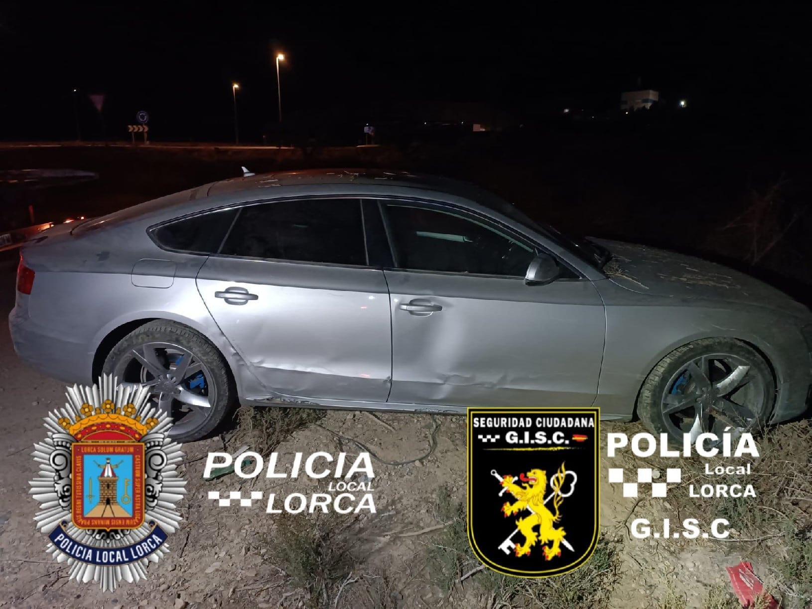 La Policía Local de Lorca frustra el robo de un cajero automático en la pedanía lorquina de La Paca.