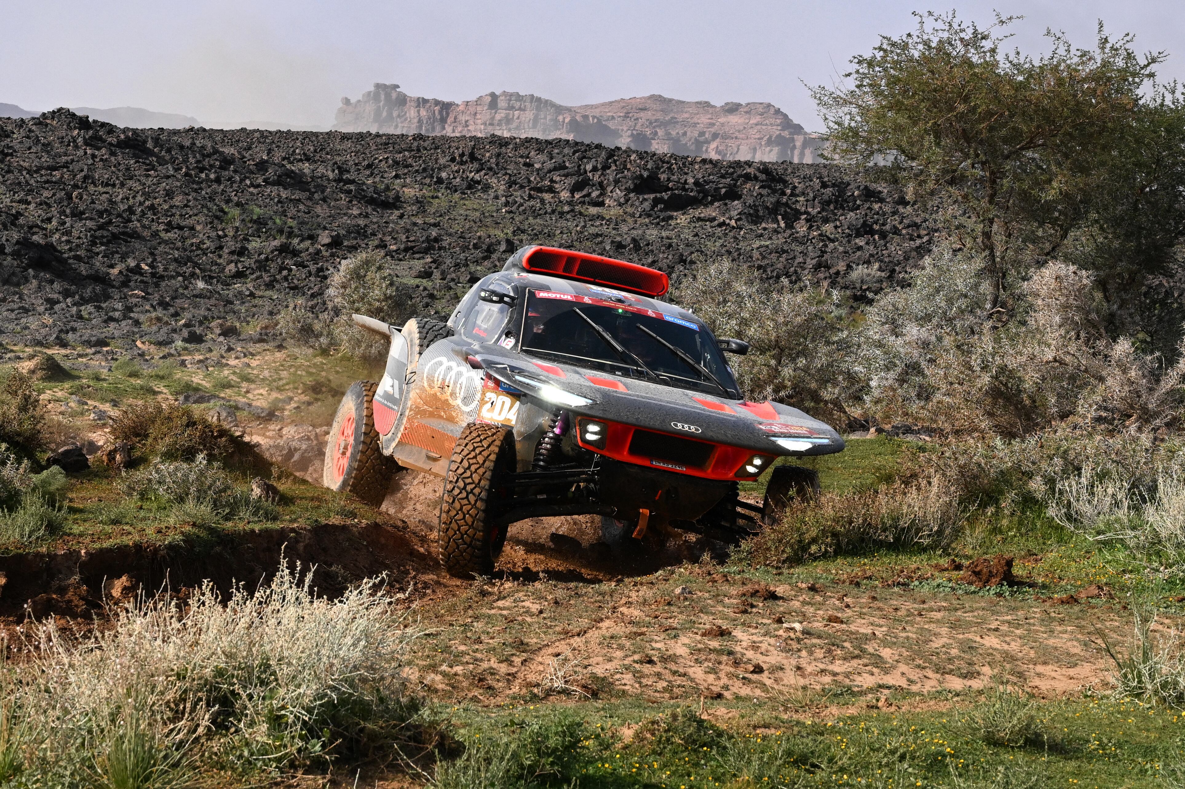 Carlos Sainz, en la primera etapa del Dakar