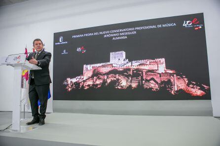 Page se encuentra este lunes en la provincia de Albacete