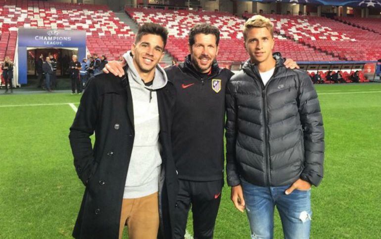 Giovanni, Diego Pablo y Gianluca Simeone