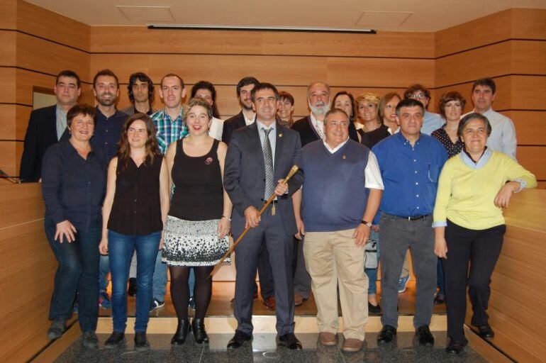 Corporación municipal de Eibar antes de las renuncias de Eneko Andueza (PSE-EE) e Itoitz García-Antón (Irabazi)