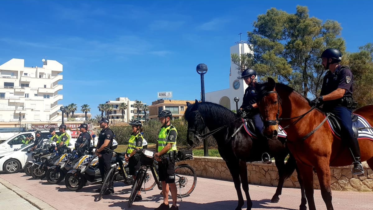 El próximo lunes 1 de mayo comienza el refuerzo policial de verano de Palma