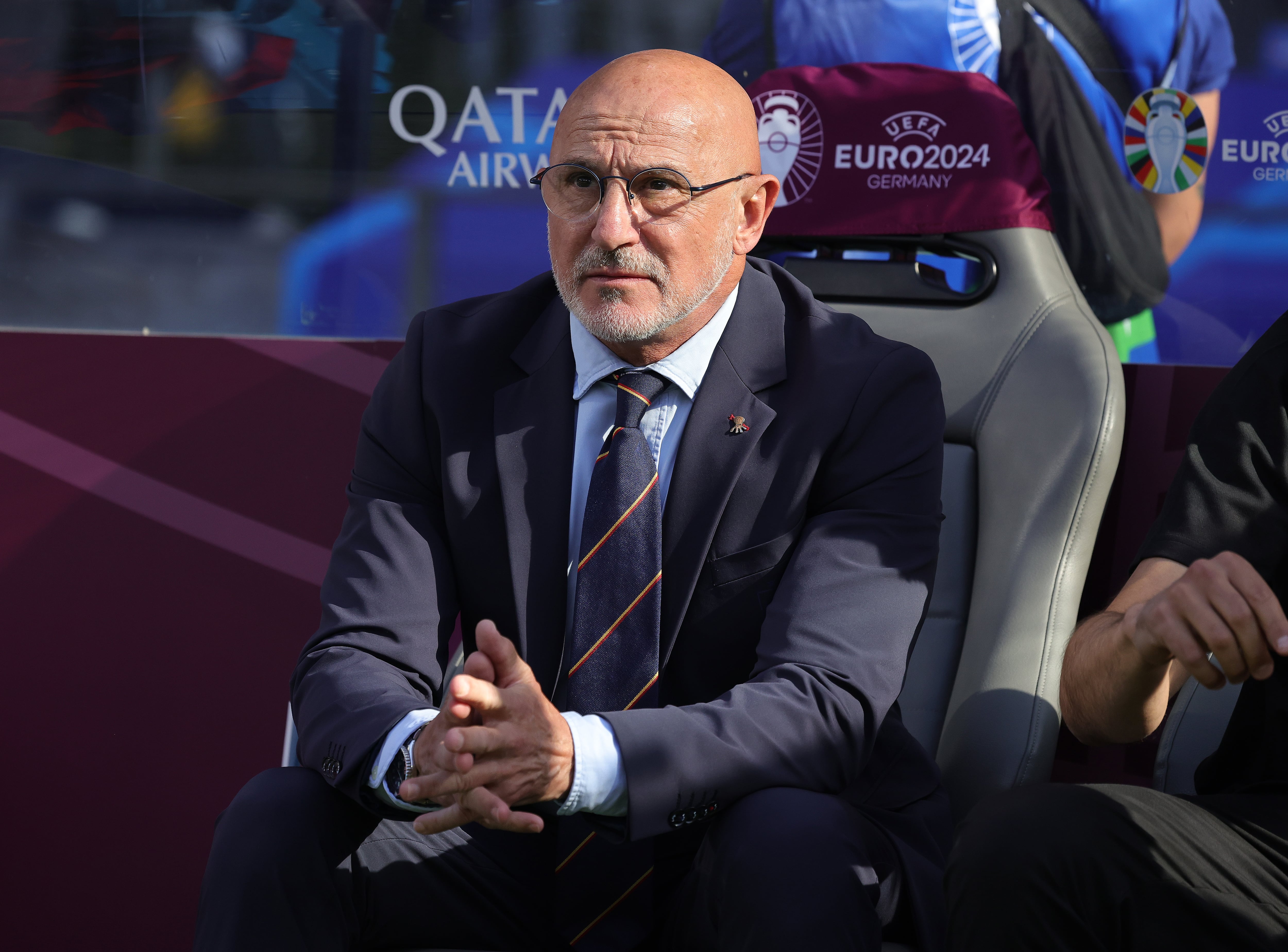 Luis de la Fuente, seleccionador nacional español.(Photo by Jürgen Fromme - firo sportphoto/Getty Images)