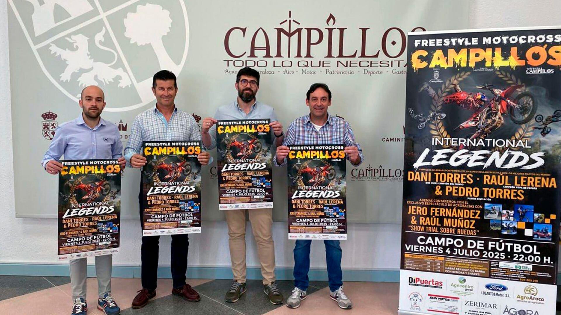Presentación del Freestyle Motocross Campillos International Legends