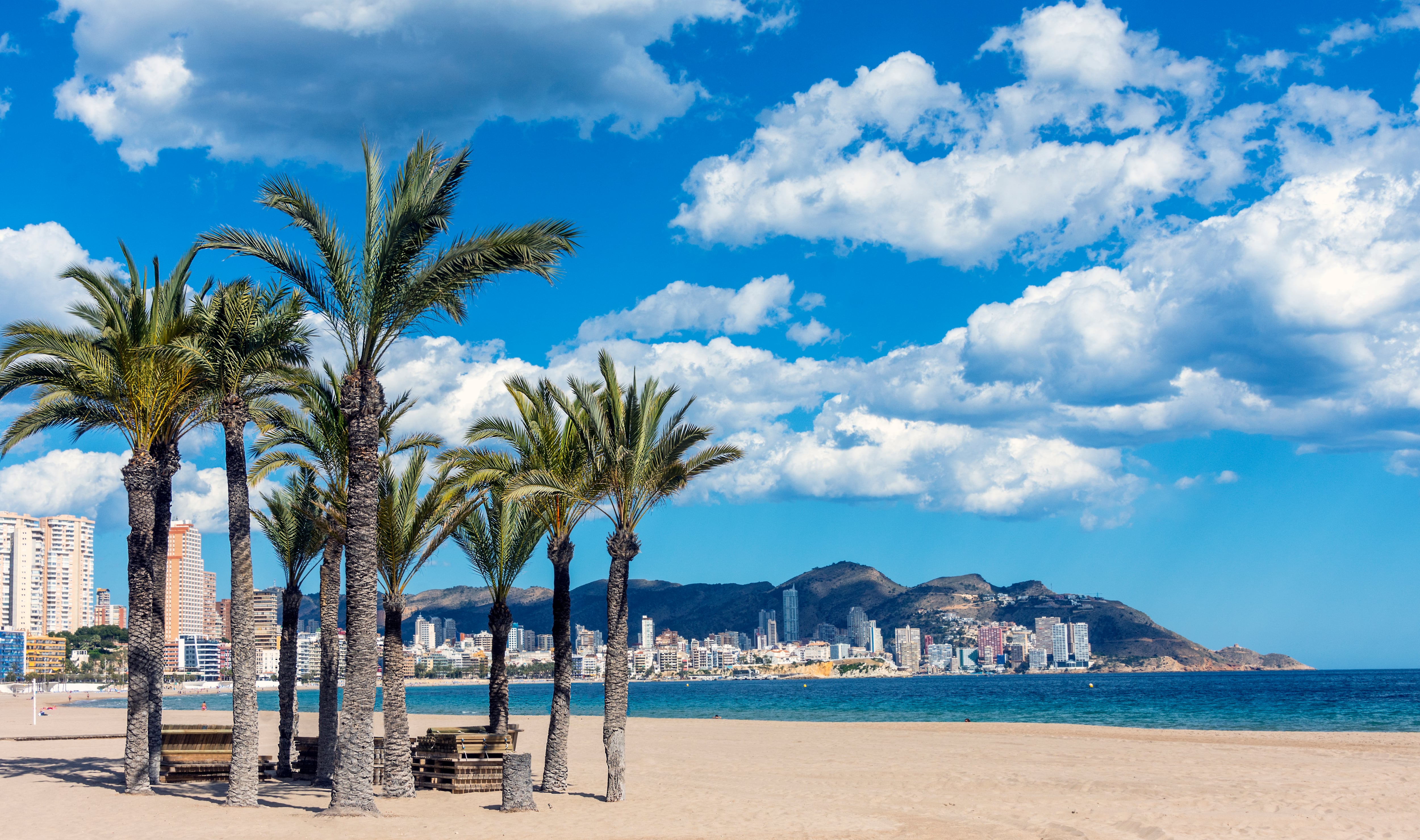 Playa de Poniente de Benidorm