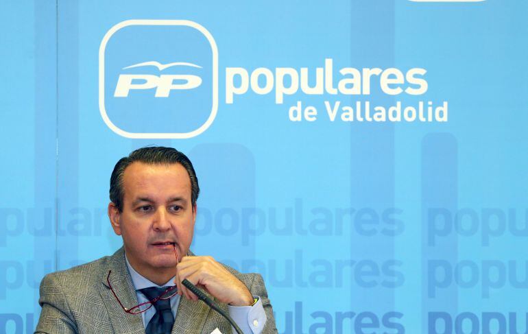 Ignacio Tremiño en la sede del Partido Popular