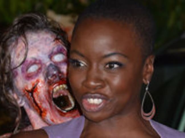 Danai Gurira, durante una presentación de 'The Walking Dead'