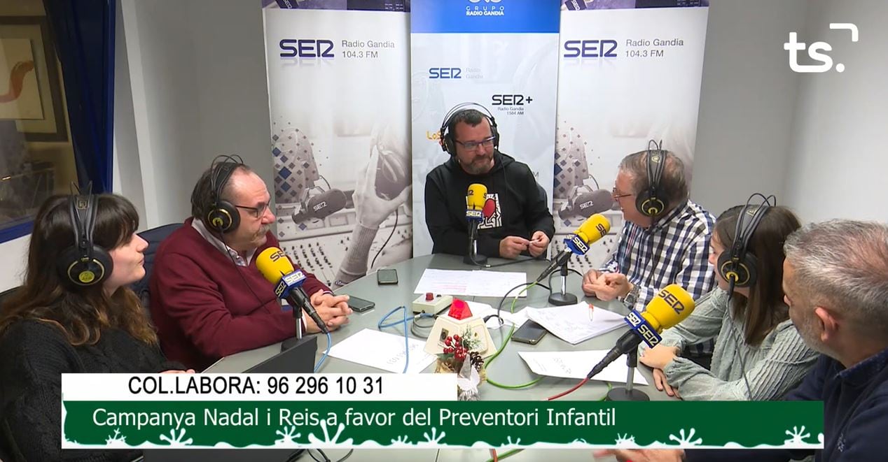 Uno de los momentos de la Campaña de Navidad y Reyes del Preventorio Infantil de 2023.