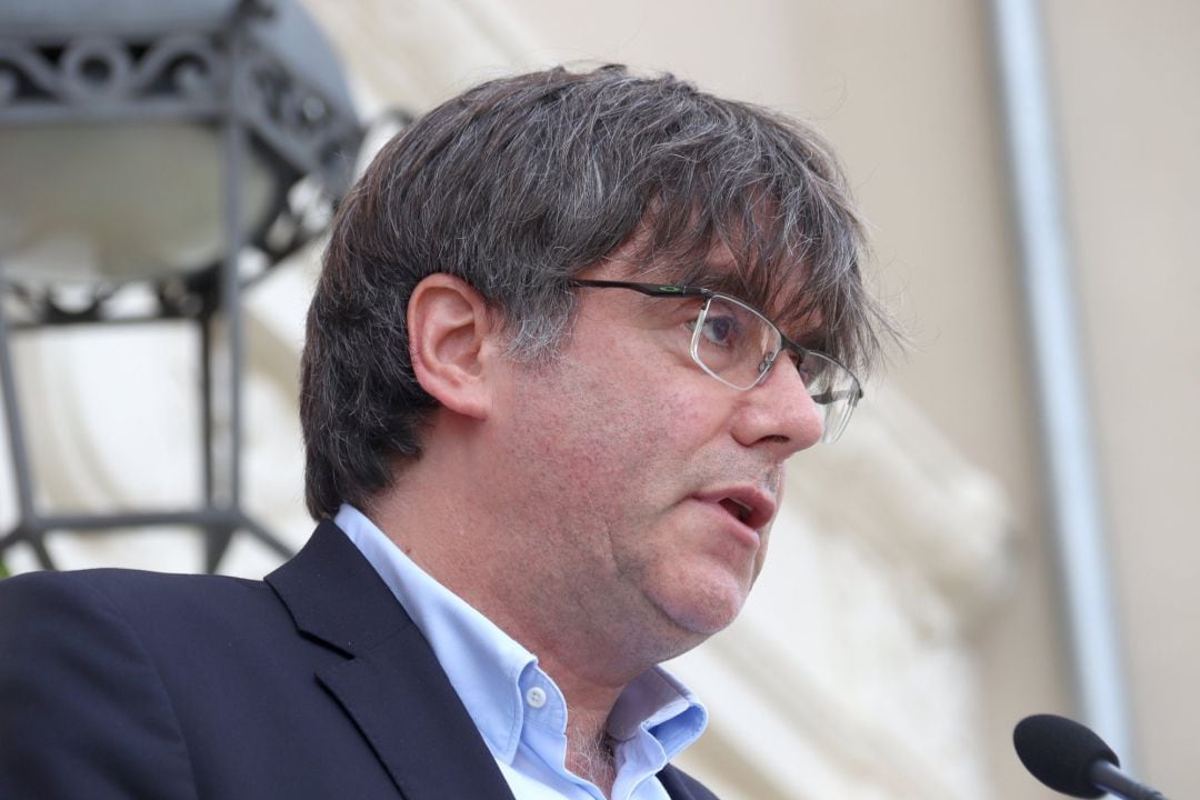 Carles Puigdemont, en una conferencia en la Universitat Catalana d&#039;Estiu (UCE)