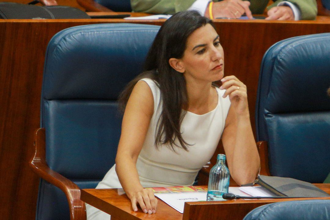 La portavoz de Vox en la Asamblea de Madrid, Rocío Monasterio.