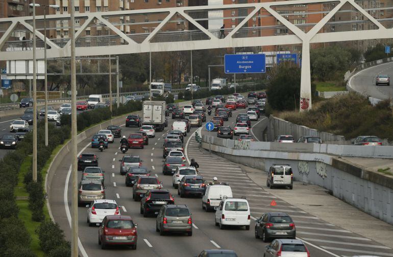 Foto de archivo de las carreteras de Madrid