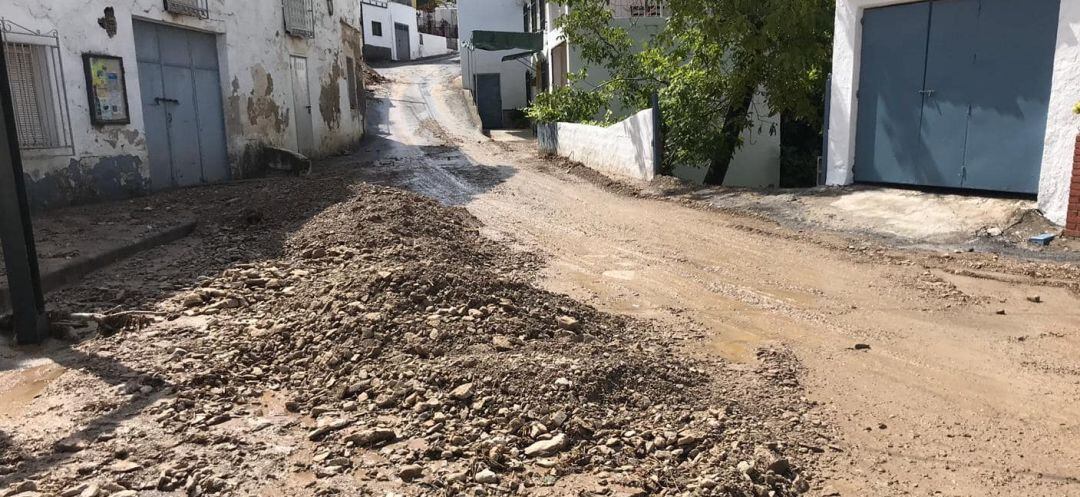 Pilas de Fuente Soto, en Alcalá la Real, tras el paso de las tormentas de este mes de septiembre. 