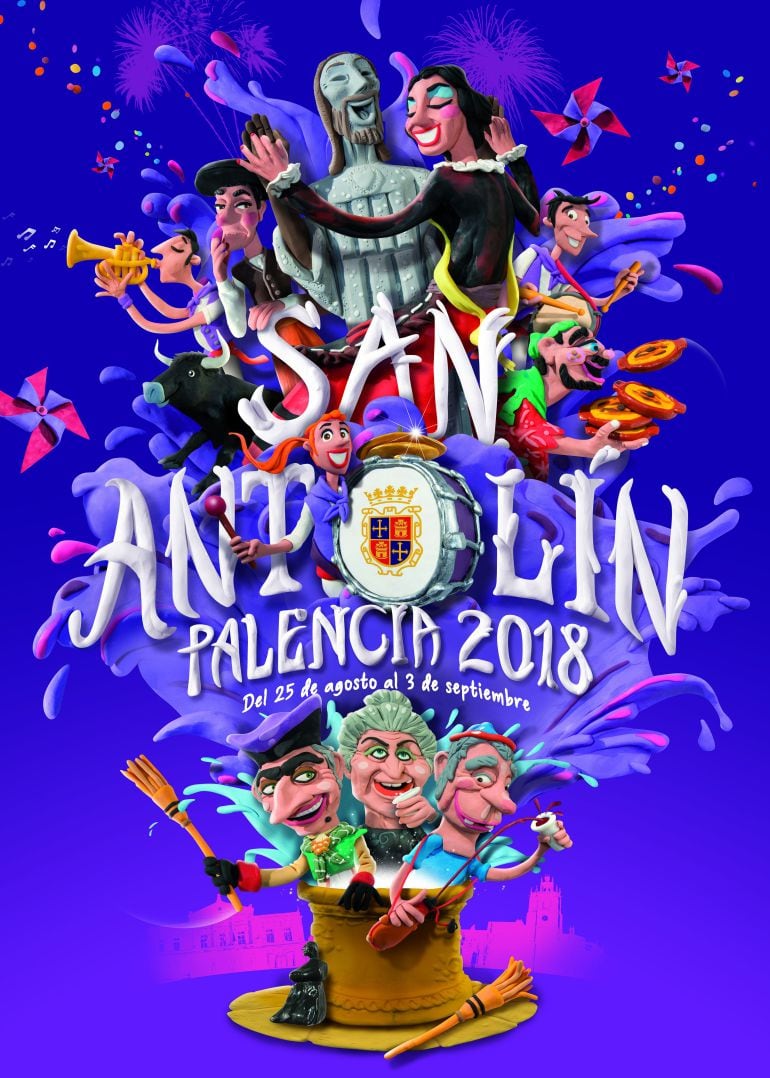 La propuesta ‘Alegríaaaa!’ gana el concurso de carteles de  San Antolín 2018 y será la imagen de las fiestas patronales
 
 