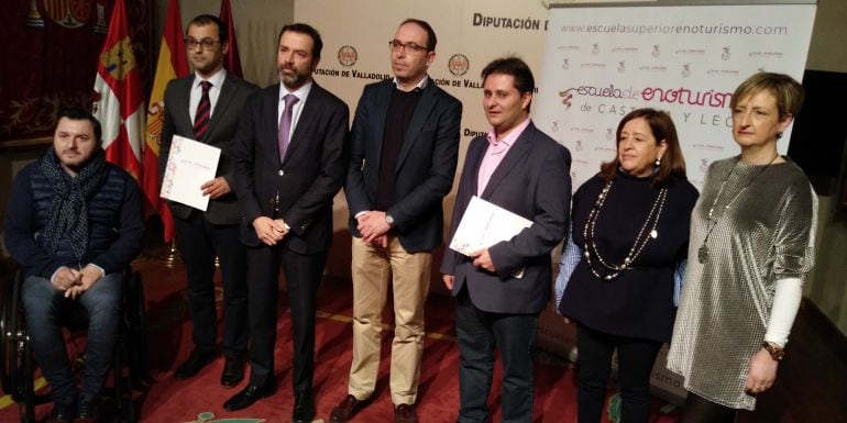 Presentación de la Escuela de Enoturismo en la sede de la Diputación Provincial