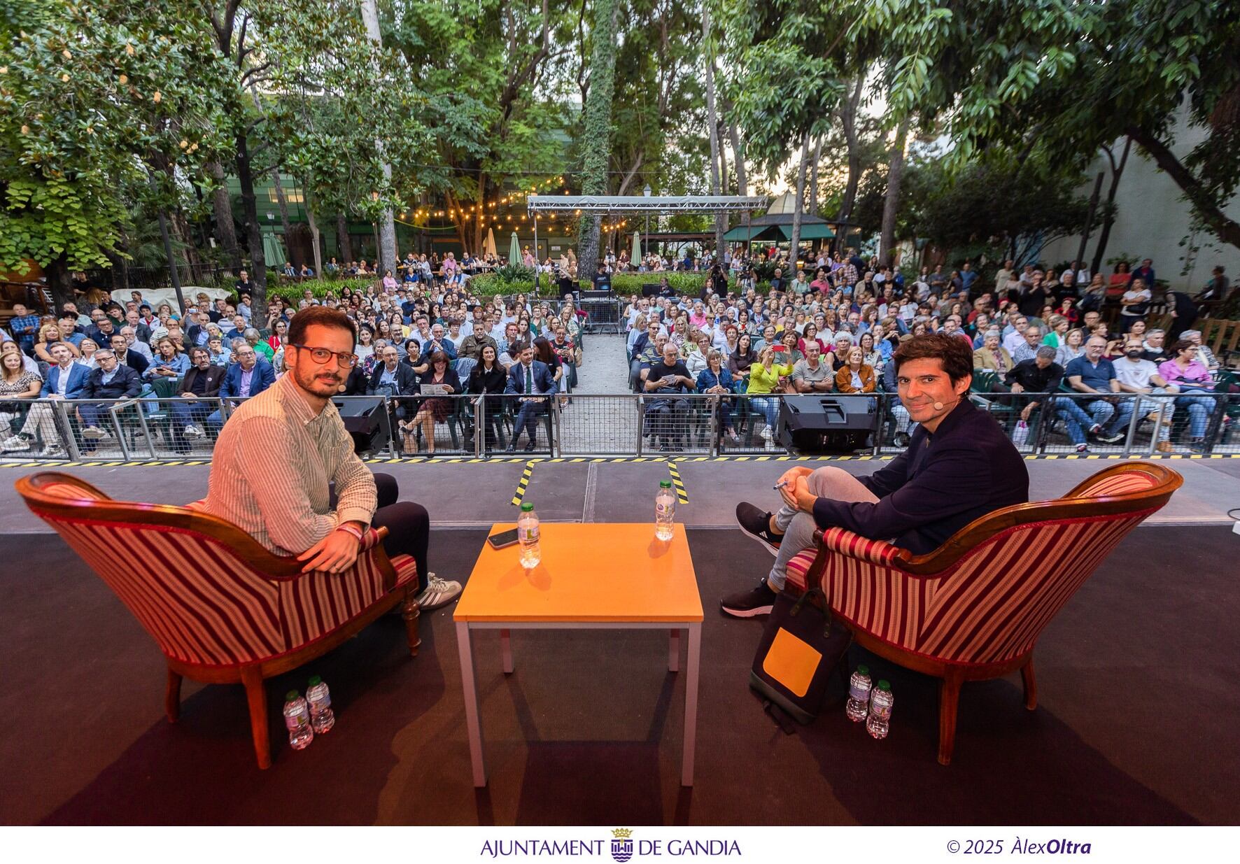 José Luis Sastre y Paco Cerdà en el Gandia Pensa.