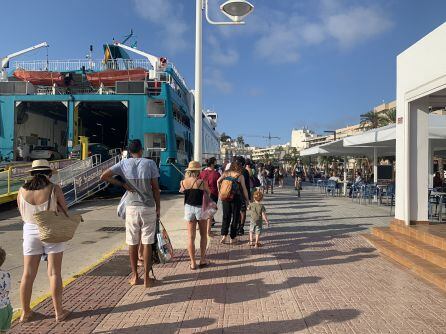 Colas en el embarque