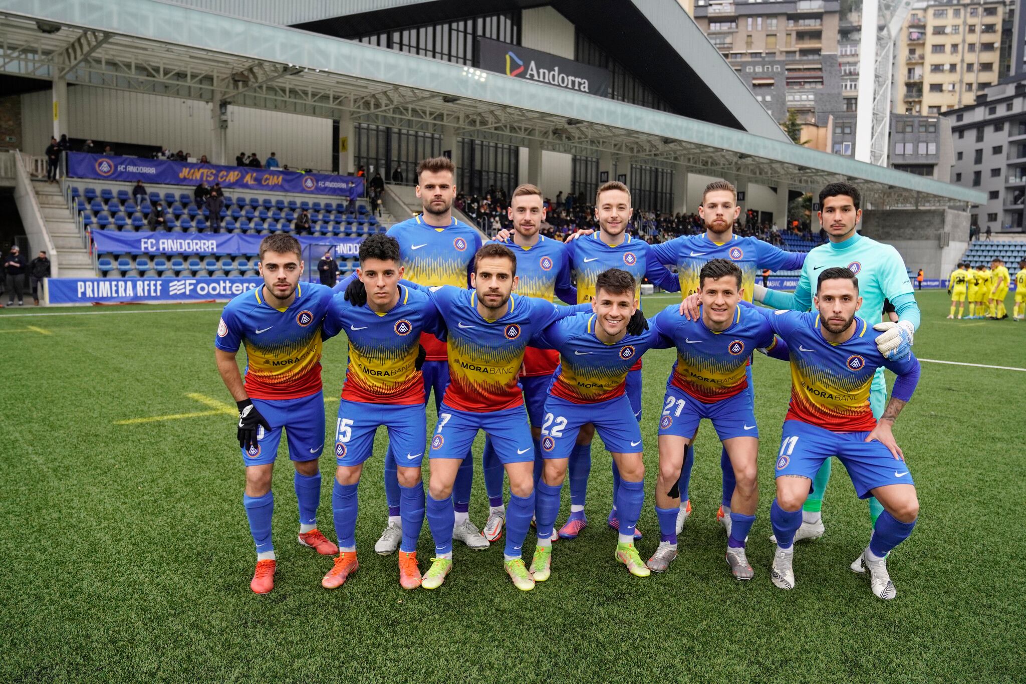 La plantilla del FC Andorra.