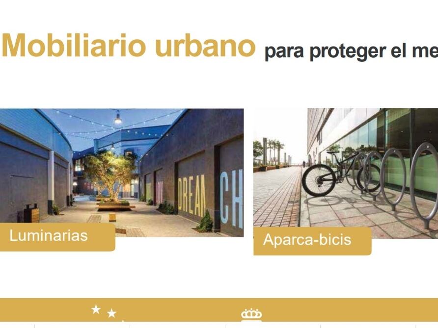 Nuevas luminarias, aparca-bicis y papeleras para el centro urbano de Puertollano