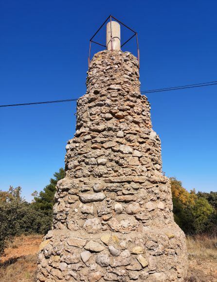 Vértice geodésico del cerro del Talayuelo.