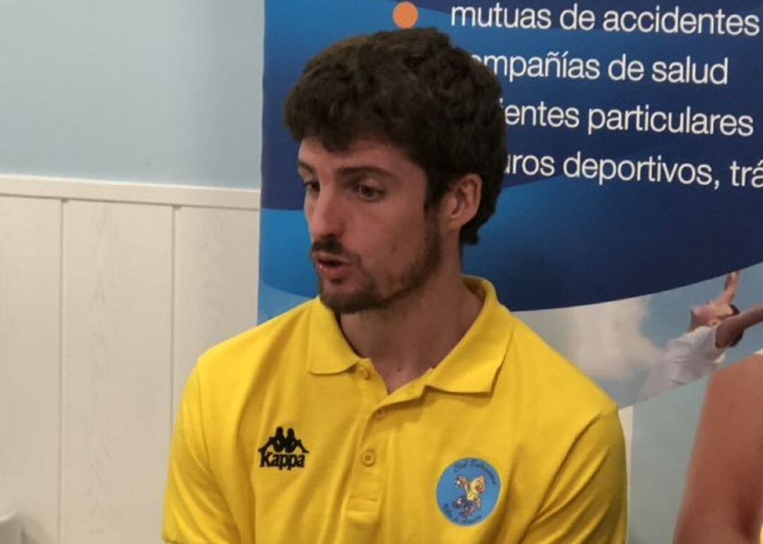 El portero leonés del BlasGon y Bodegas Ceres, Luis de Vega.