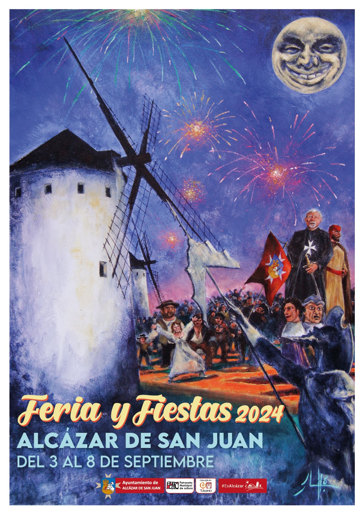 Cartel de la Feria y Fiestas Alcázar 2024