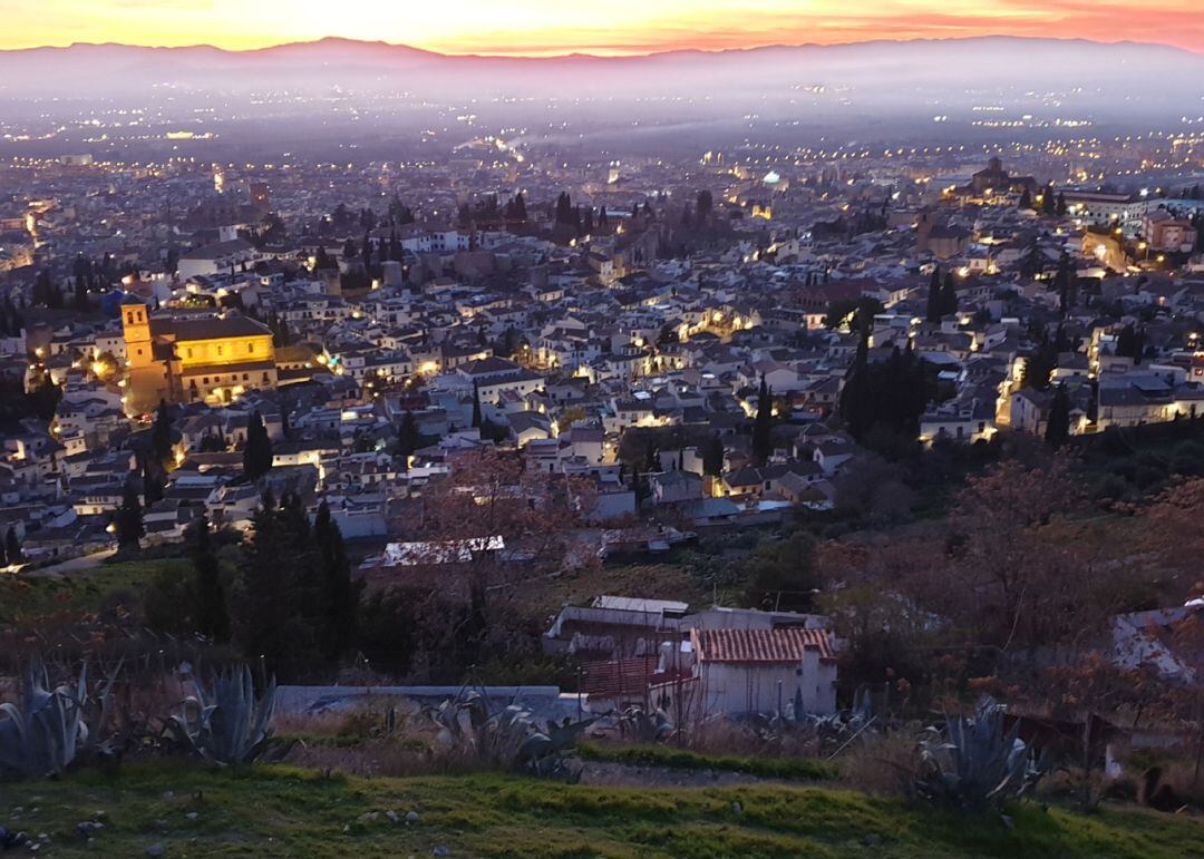 La permanente &#039;boina&#039; de contaminación sobre Granada