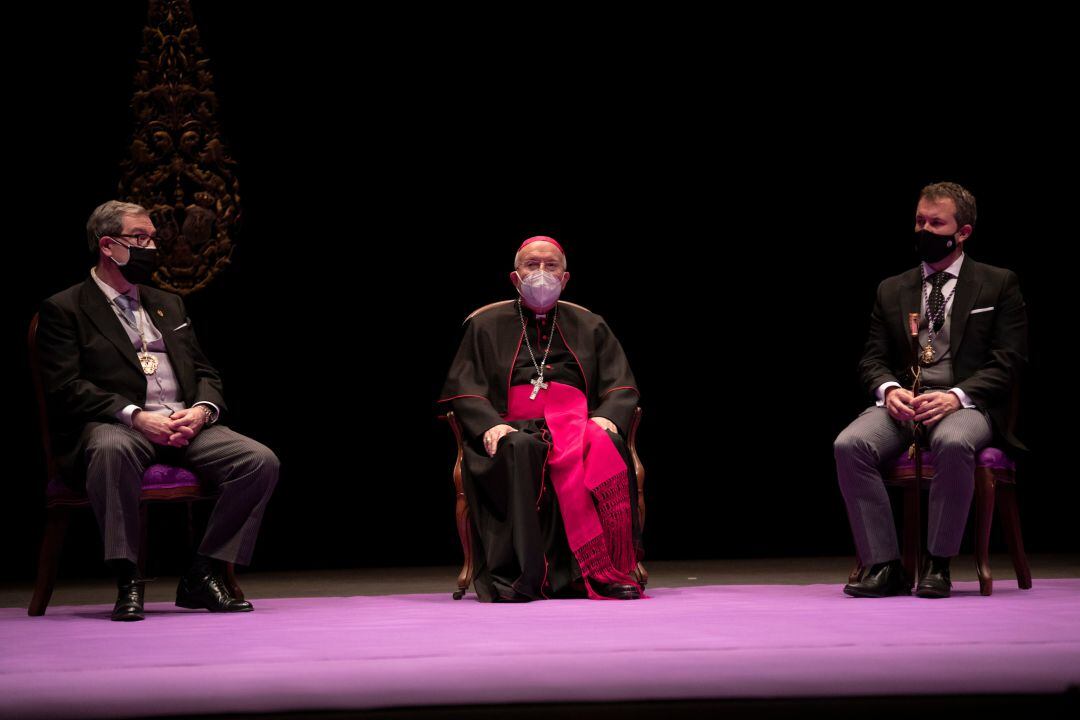 El Obispo de la Diócesis de Jaén, Don Amadeo Rodríguez Magro, en el pregón de Semana Santa de Jaén 2021