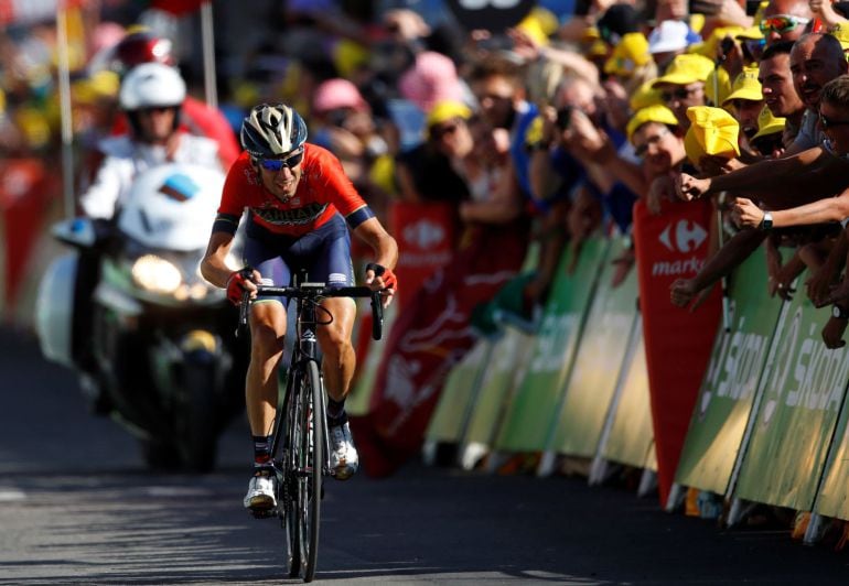 Vincenzo Nibali finaliza la decimosegunda etapa del 105º Tour de Francia