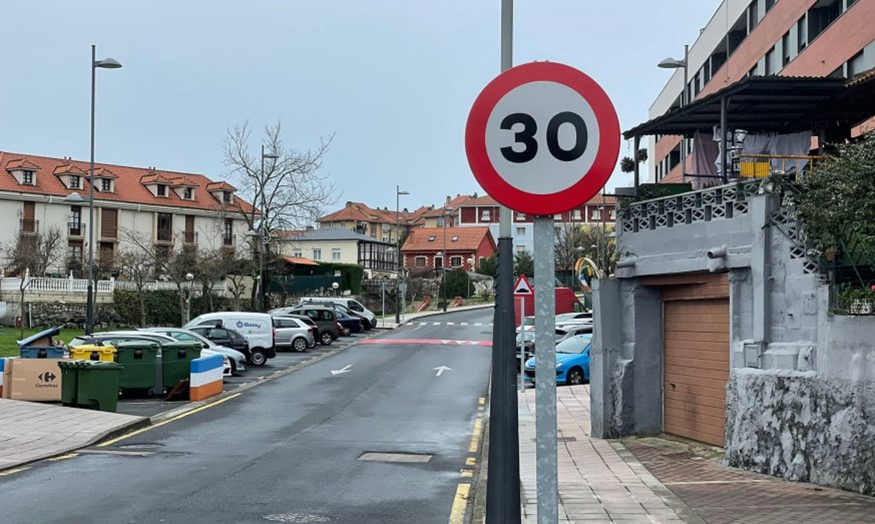 Una calle de El Astillero.