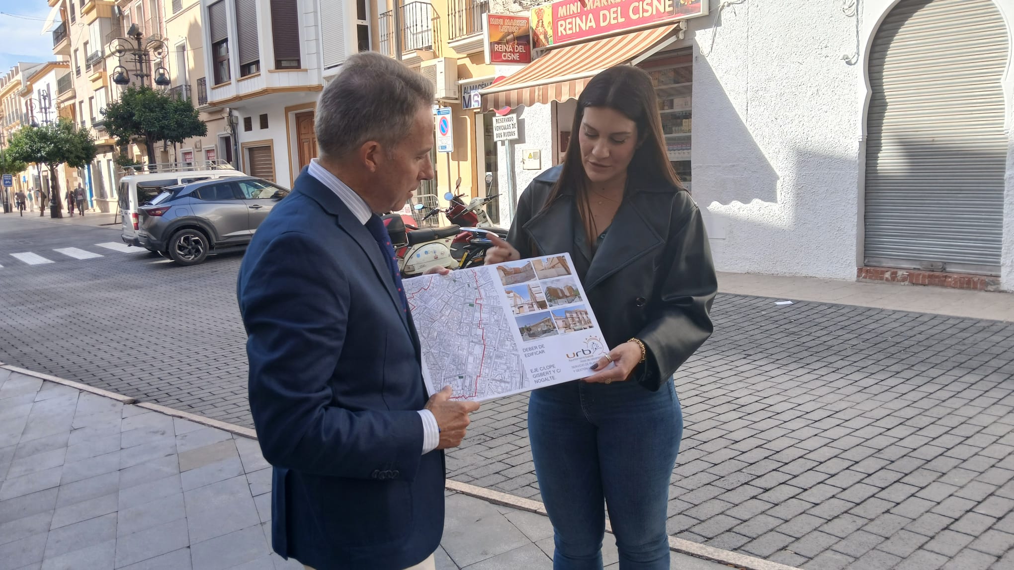 Fulgencio Gil, alcalde de Lorca y María Hernández, edil de Urbanismo