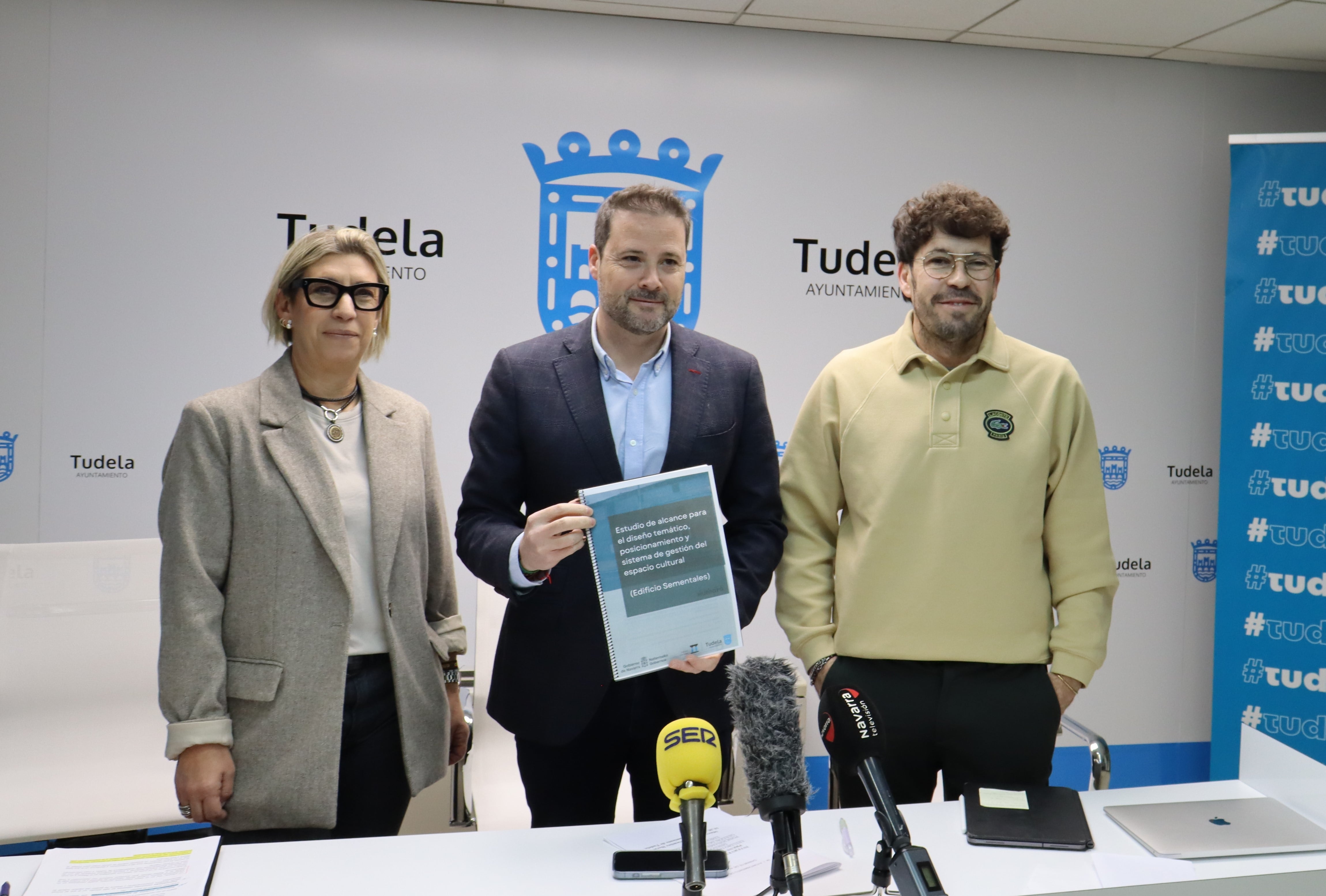 Presentación del informe sobre el edificio de Sementales en Tudela