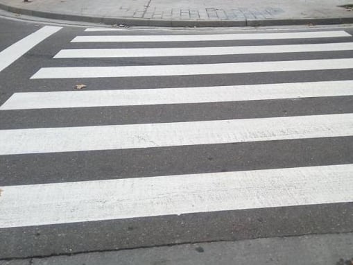 Atropello en un paso de peatones