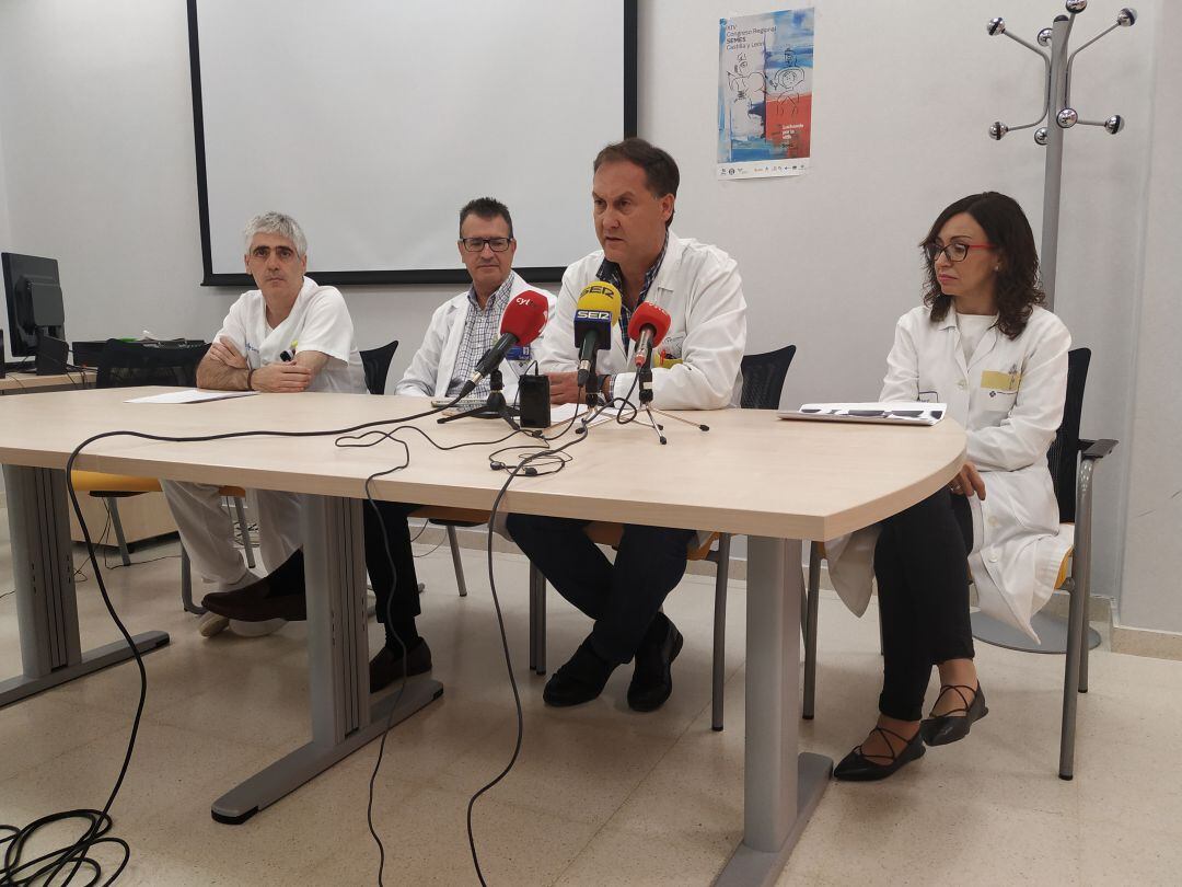 Pedro Escribano, José Luis Pérez, Enrique del Hoyo y Silvia Alconchel