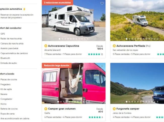 Página de inicio de Yescapa