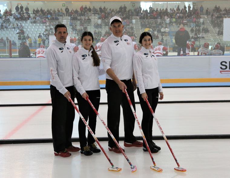 Equipo del Jacetania Curling Club – Ochoa Lacar