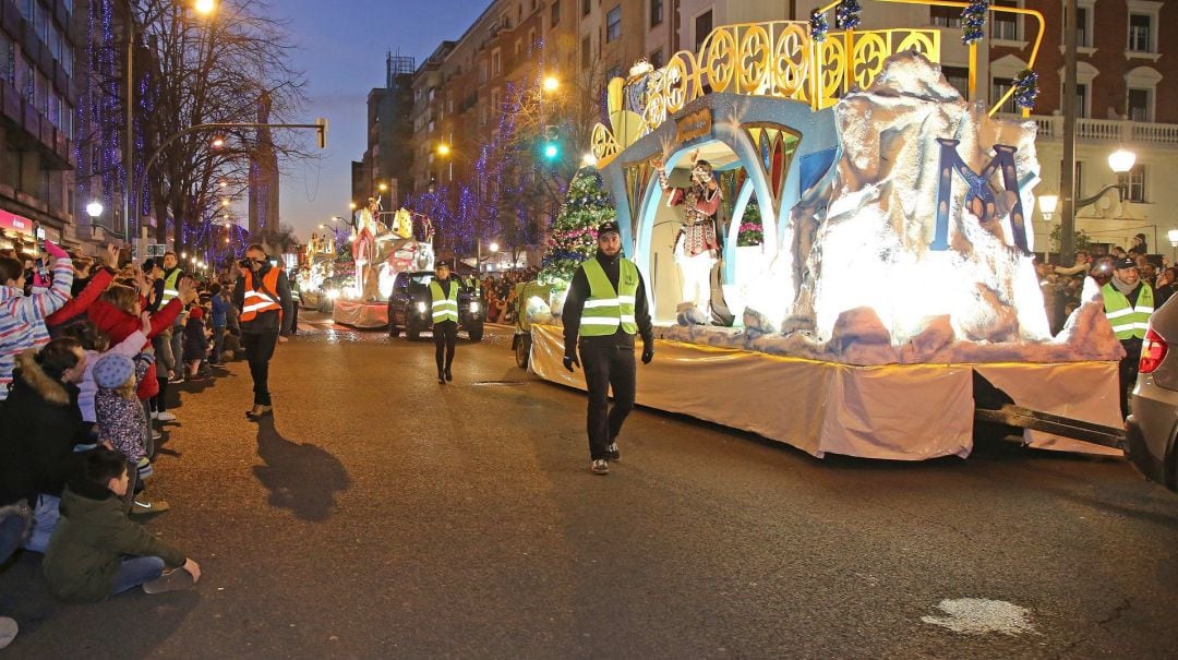 Cabalgata de los Reyes Magos en Bilbao.