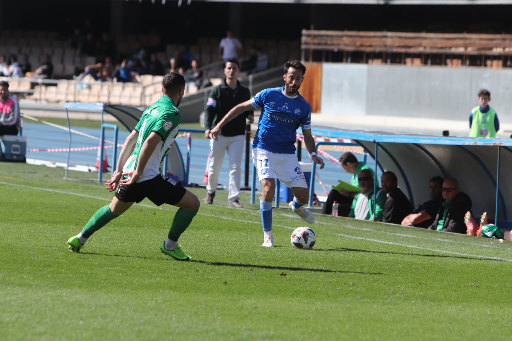 Imagen partido entre Xerez DFC y Sanluqueño