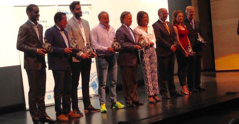 Mario Suárez, Paco Buyo, Raúl Entrerríos, Fermín Cacho, Ignacio García de Vinuesa, César Carlavilla, Carolina Pascual y Luis Carlos Torrescusa