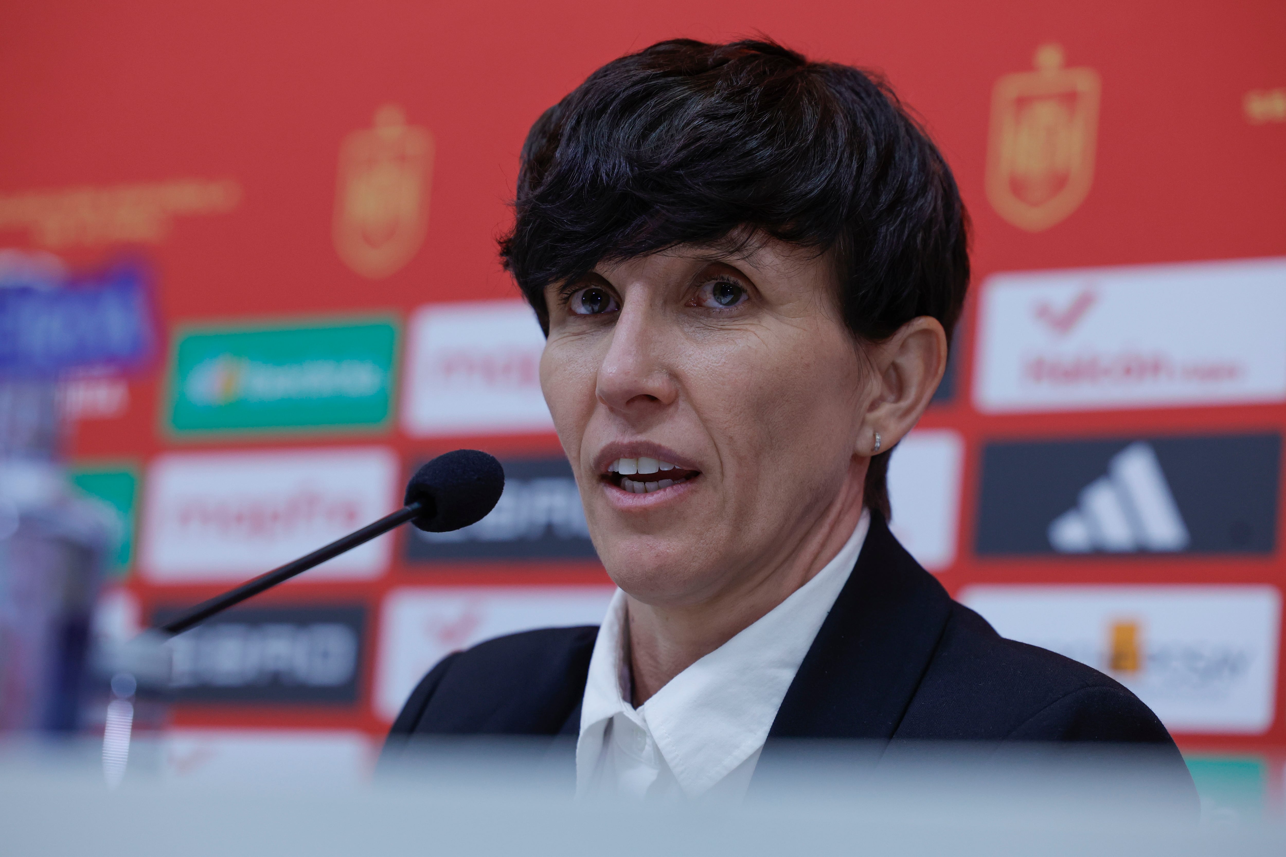 Sonia Bermúdez comparece tras ofrecer la convocatoria de la selección femenina