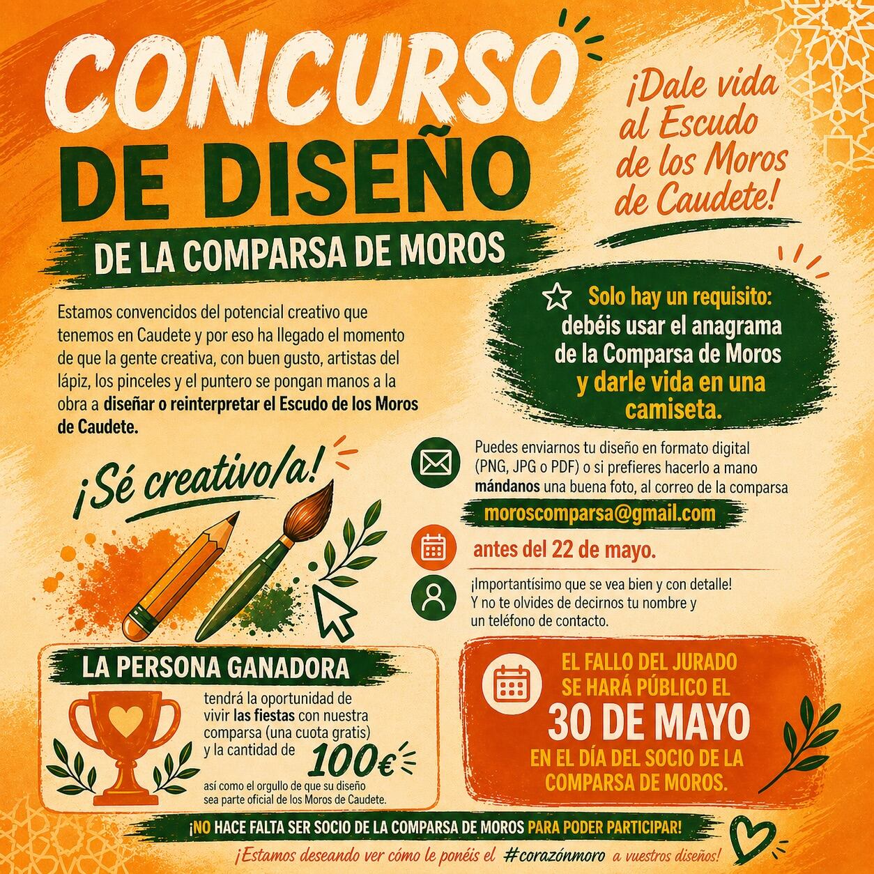 Cartel del concurso de diseño
