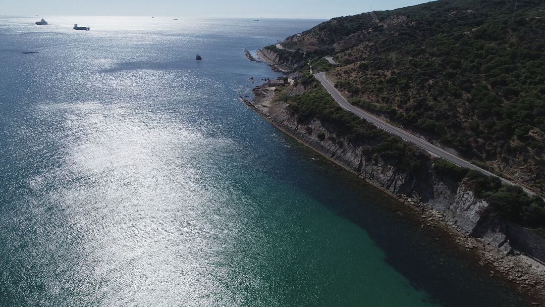 Vista aérea del Parque del Estrecho.
