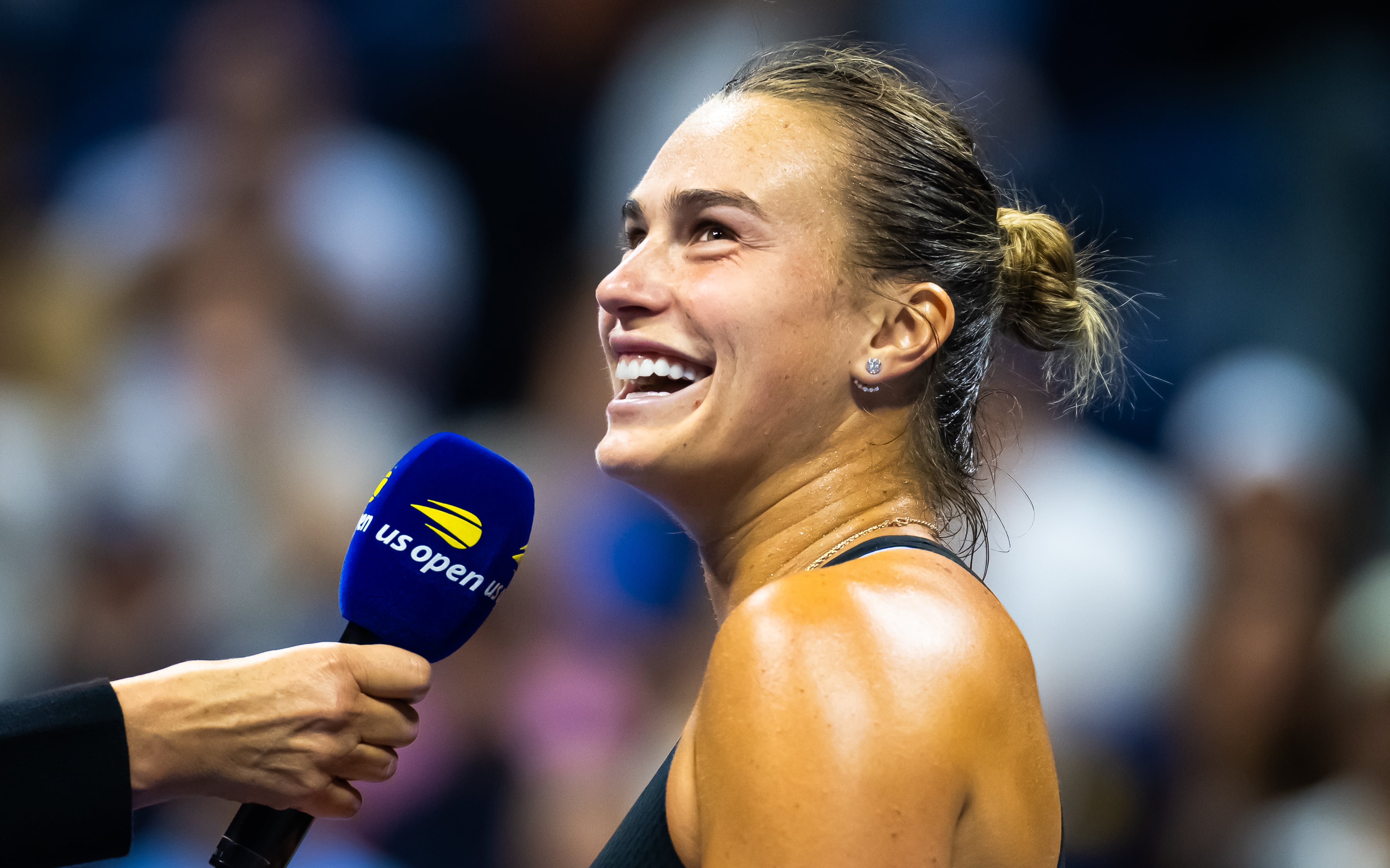 Aryna Sabalenka, tras clasificarse a las semifinales del US Open