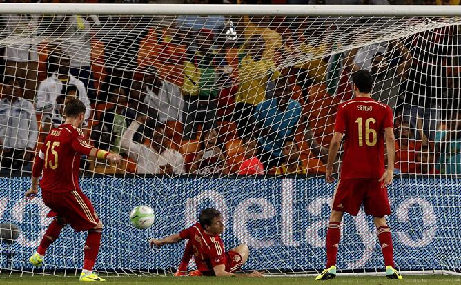 Parker anotó el gol de Sudáfrica