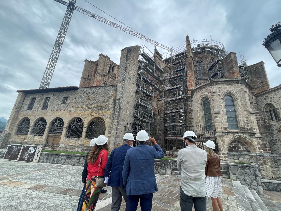 Las obras de Santa María cuentan con una inversión de 400.000 euros.