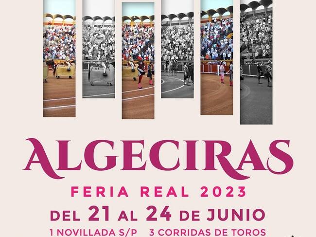 Cartel de la Feria Taurina en Algeciras