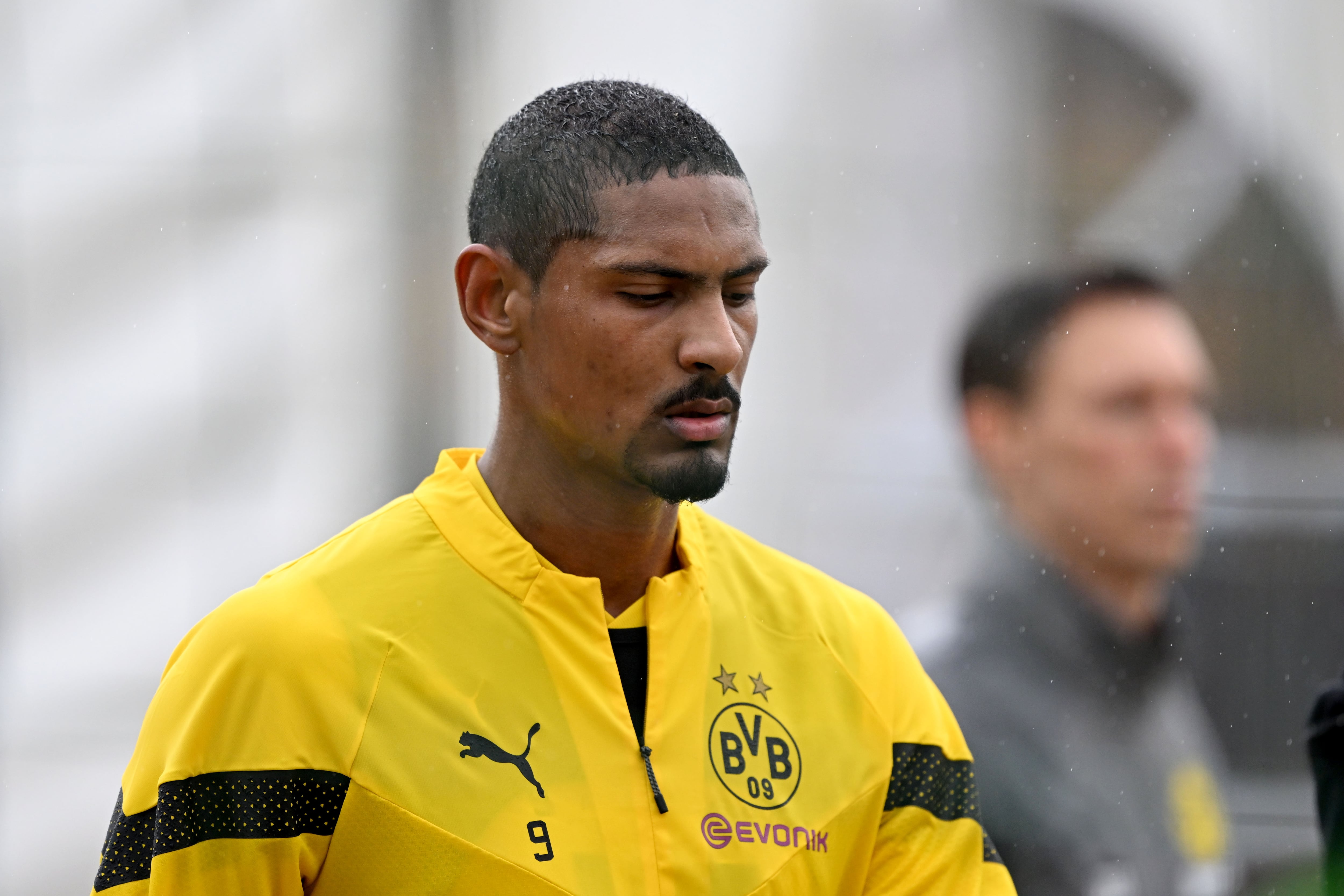 Sébastien Haller con el Borussia Dortmund en Marbella