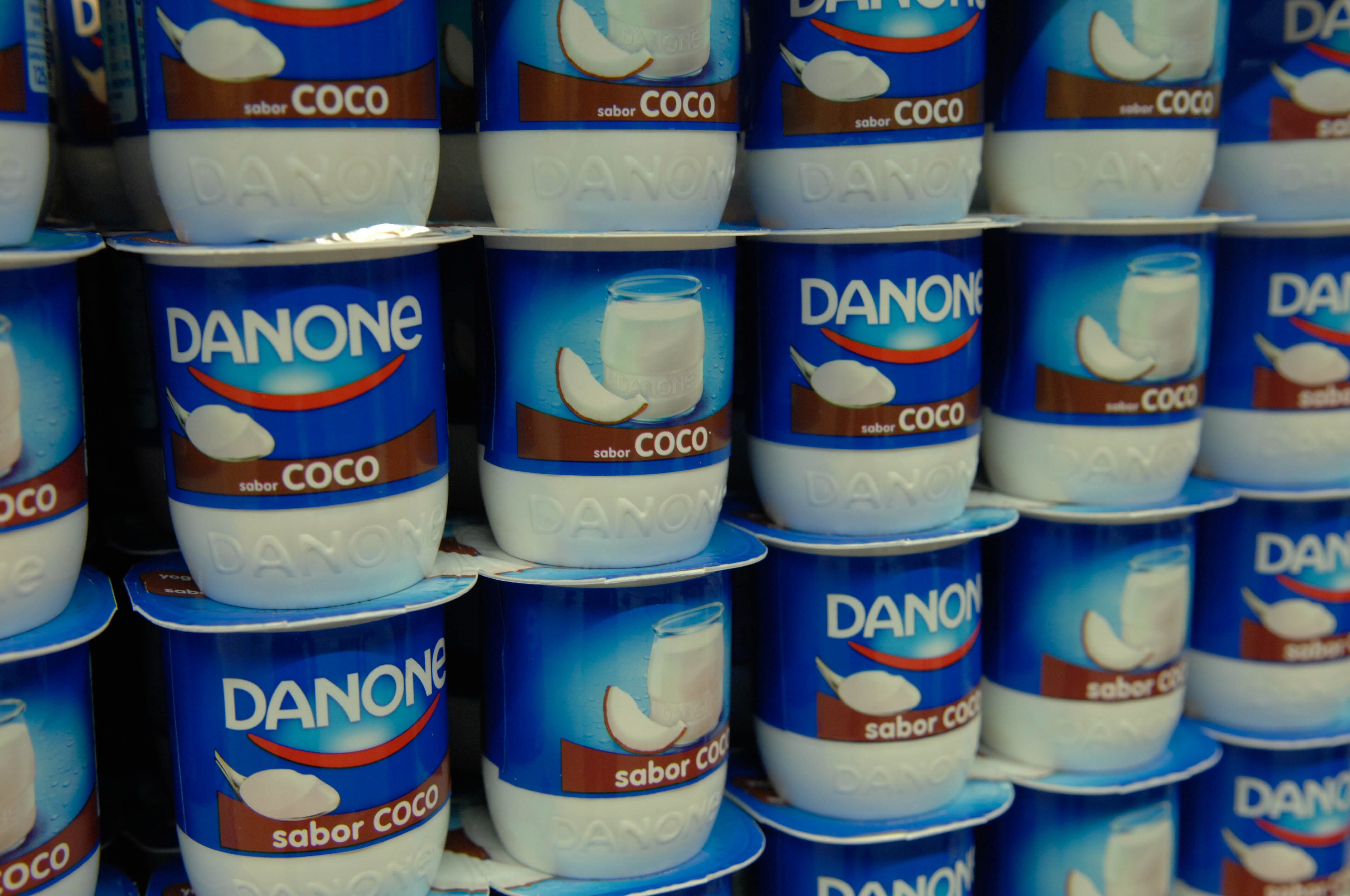 Yogures de Danone sabor coco